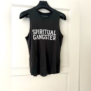 Spiritual Gangster Black Tank Top